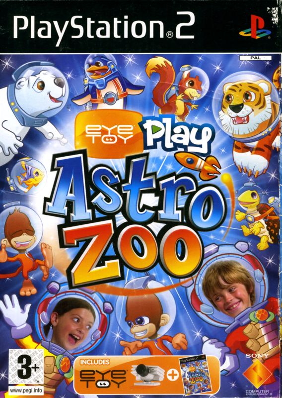 Eye Toy Astro Zoo box art for Playstation 2